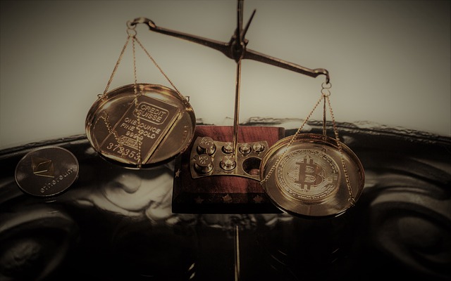 Bitcoin coin on Libra