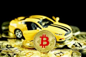 car on bitcoin coins
