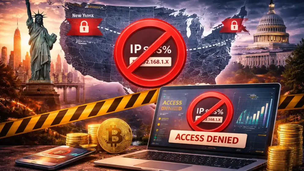 IP Addresses From New York and Washington are Banned on Several Bitcoin Exchanges