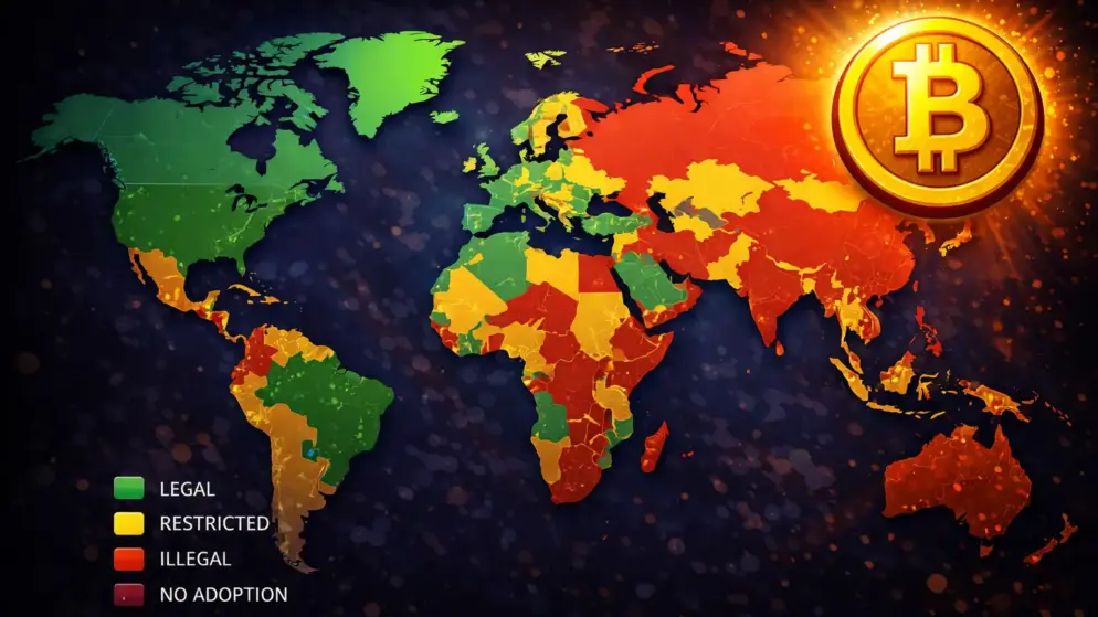 The legality of Bitcoins by Country